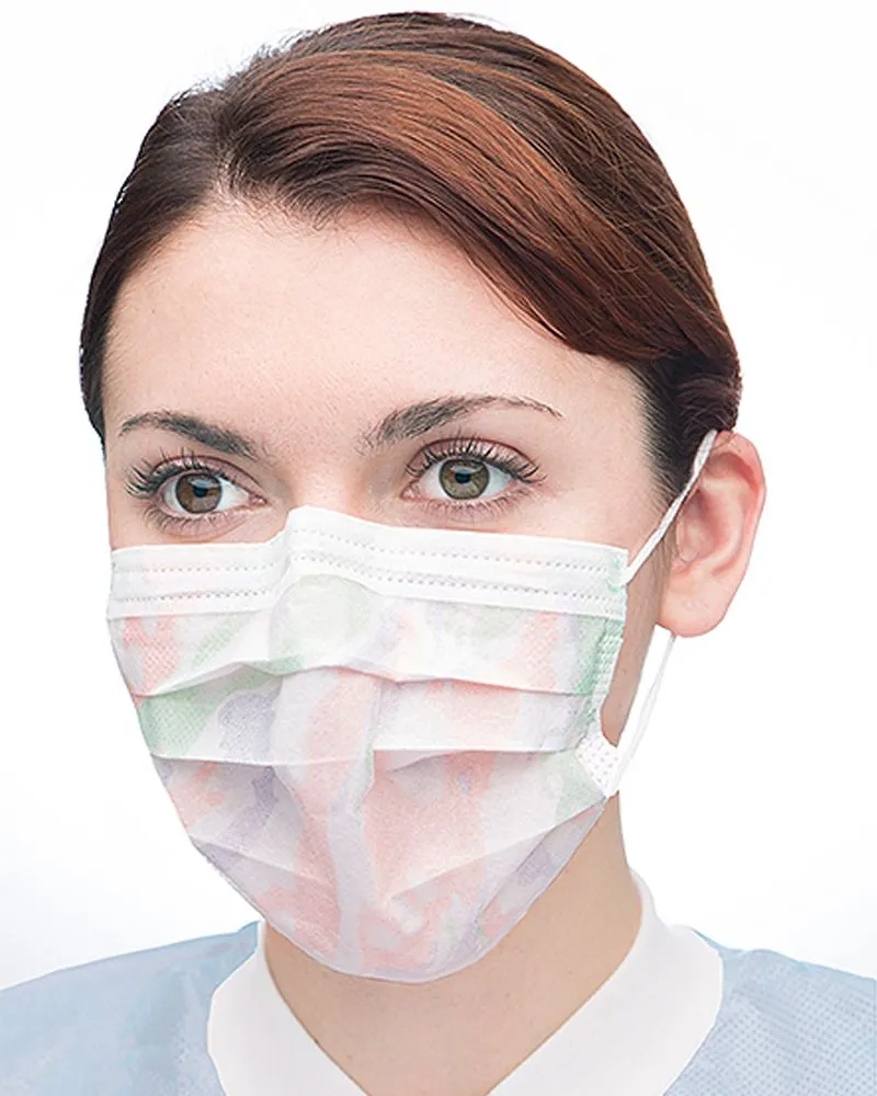 (600/Case) ValuMax Pleated High Filtration Medical Mask with Ear Loops