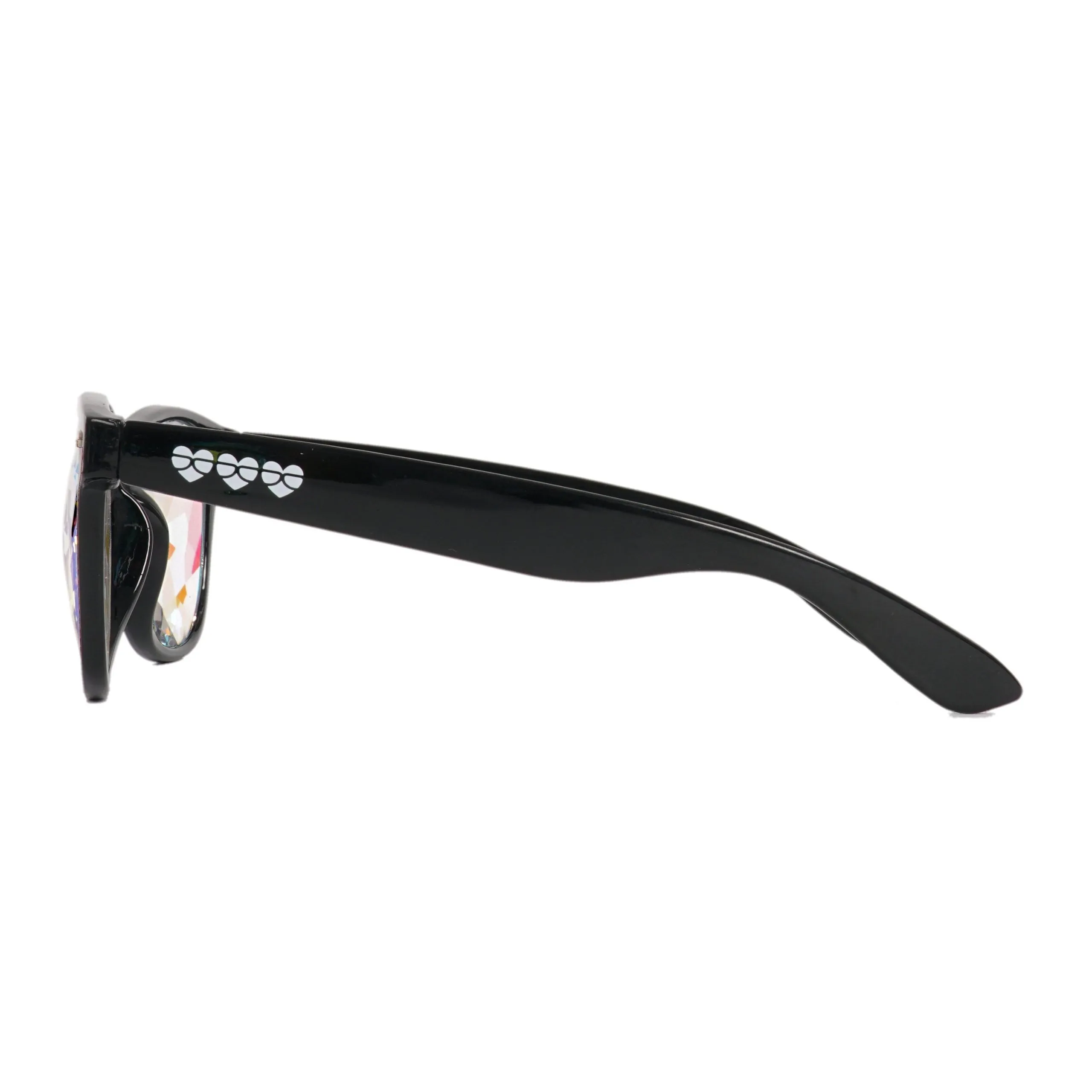 Black Square Kaleidoscope Glasses