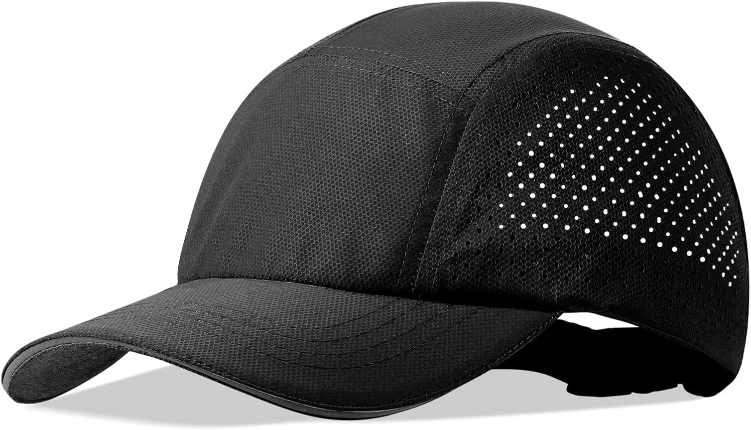 Cooling Breathable Baseball Cap Mesh Quick Dry Sports Cap Lightweight Run Hat with Reflective Trim for Men Women