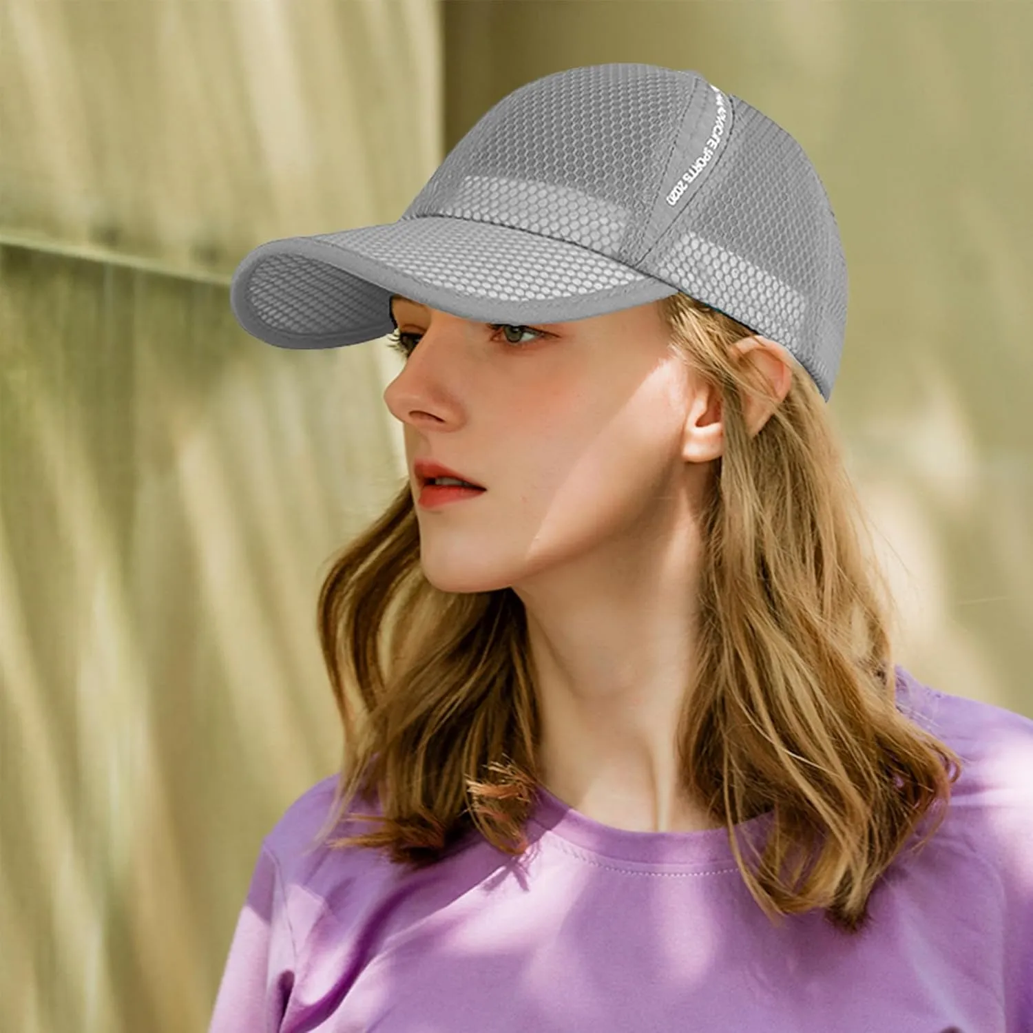 ELLEWIN Unisex Breathable Full Mesh Baseball Cap Quick Dry Running hat Lightweight Cooling Water Sports Hat…
