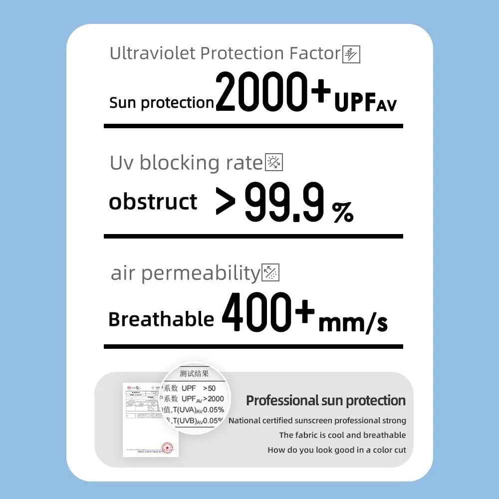 Face Protection Sun Sunscreen Baseball Hat UPF50  Wide Brim Sun Cooling Sports Foldable hat with Detachable Sunscreen Cover
