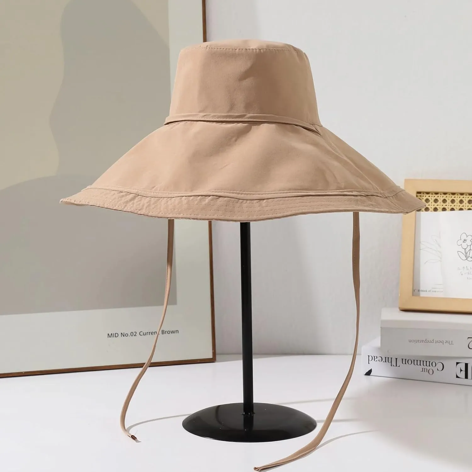 HUAMULAN Wide Brim Women Summer Sun Floppy Hat Beach Bucket Fishing Hats Reversible Packable Outdoor UV Protection