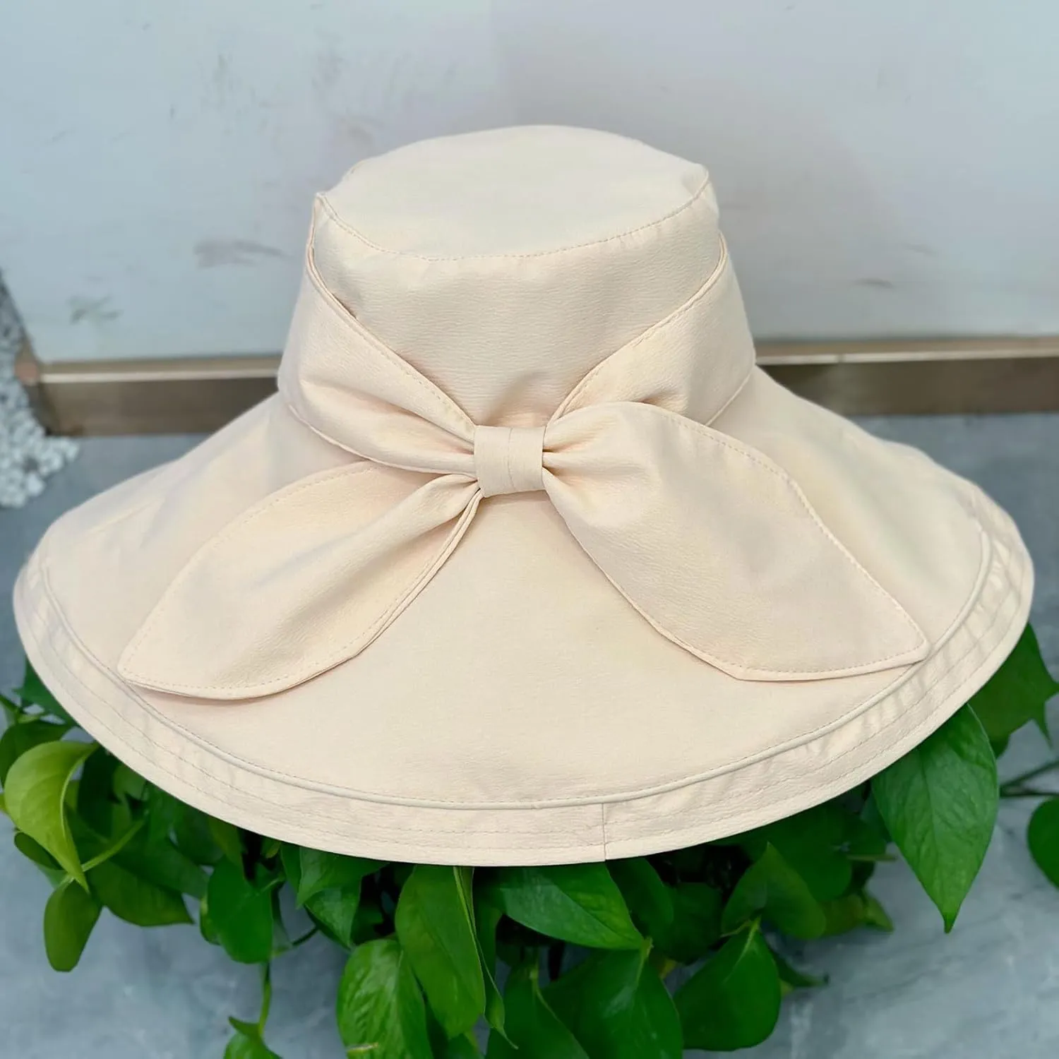 HUAMULAN Wide Brim Women Sun Hat Summer Beach Bucket Fishing Hats Metal Wired Edge Packable UV Protection for Hiking Garden