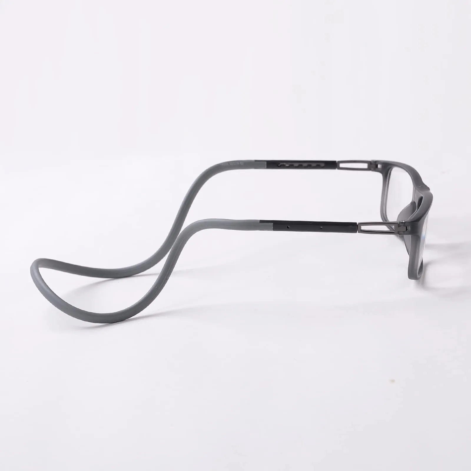 Intellilens Magnetic Reading Glasses For Men & Women For Near Vision | UV Protected | Foldable | Anti Reflection | Lightweight & Portable | Power ( 1.50) | Grey