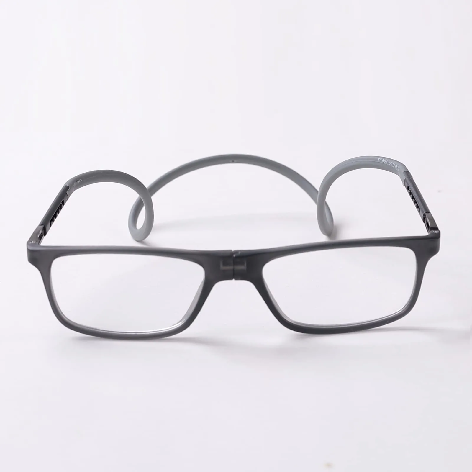 Intellilens Magnetic Reading Glasses For Men & Women For Near Vision | UV Protected | Foldable | Anti Reflection | Lightweight & Portable | Power ( 1.50) | Grey