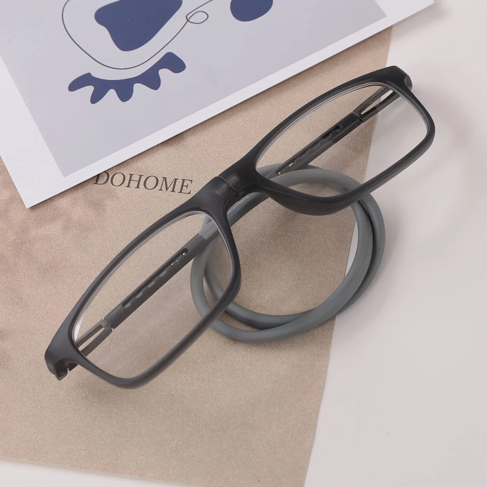Intellilens Magnetic Reading Glasses For Men & Women For Near Vision | UV Protected | Foldable | Anti Reflection | Lightweight & Portable | Power ( 1.50) | Grey