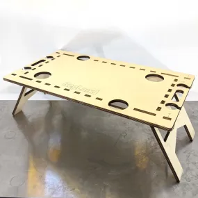 LaserCut - Mini Folding/Foldable Summer Picnic Table - 12mm Pine Ply 60cm x 40cm