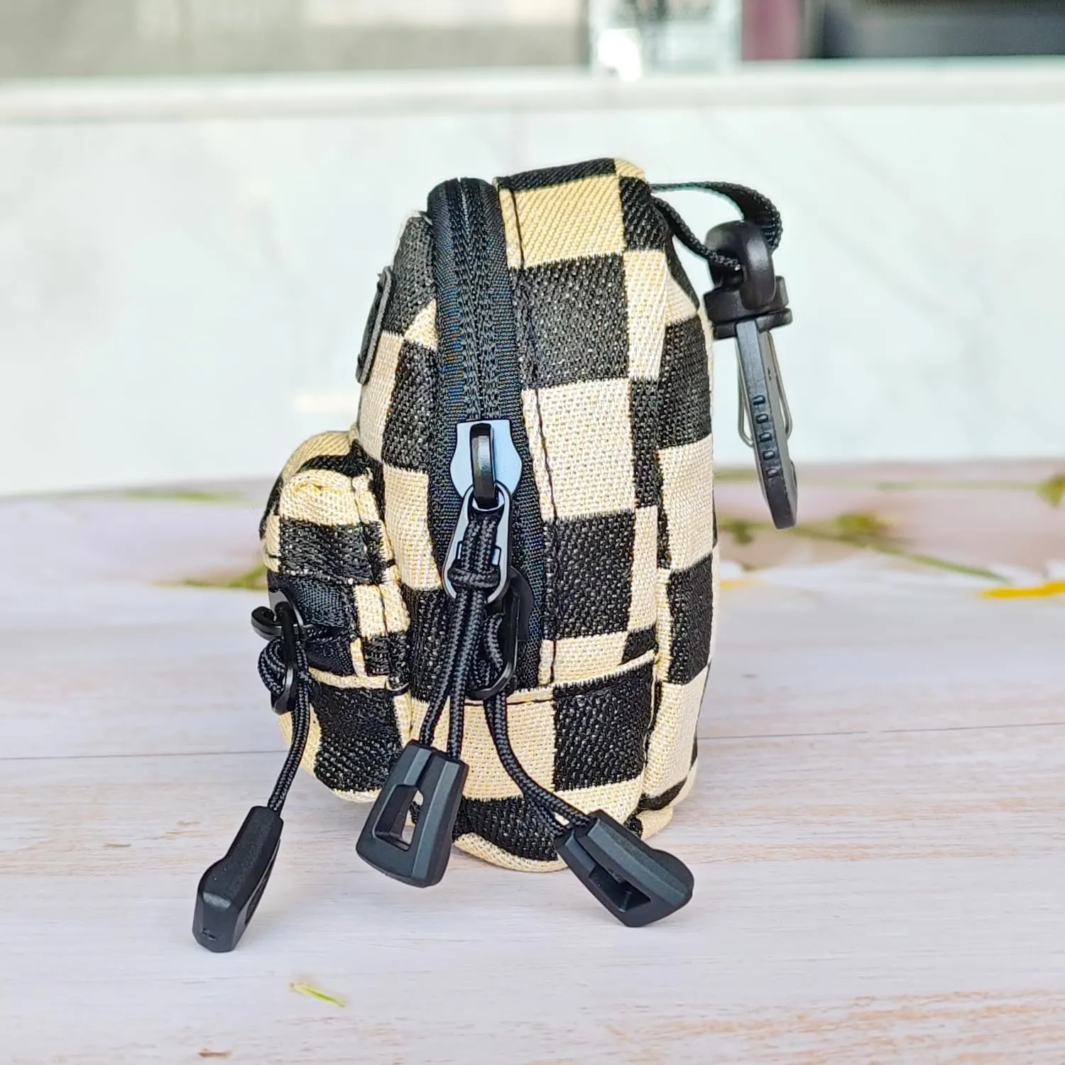 Mini Pouch Small Canvas Coin Purse Wallet Travel Tactical Bag for AirPods,Earphones,Galaxy Buds,Coins,Keys,Paper Money (H)