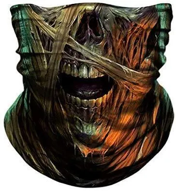 MIRKOO Microfiber Polyester Multifunctional Seamless Multifunctional UV Headwear motorcycle face cover Magic Scarf Neck Gaiter for Motorcycling Hiking Cycling Ski Snowboard face mask(888)