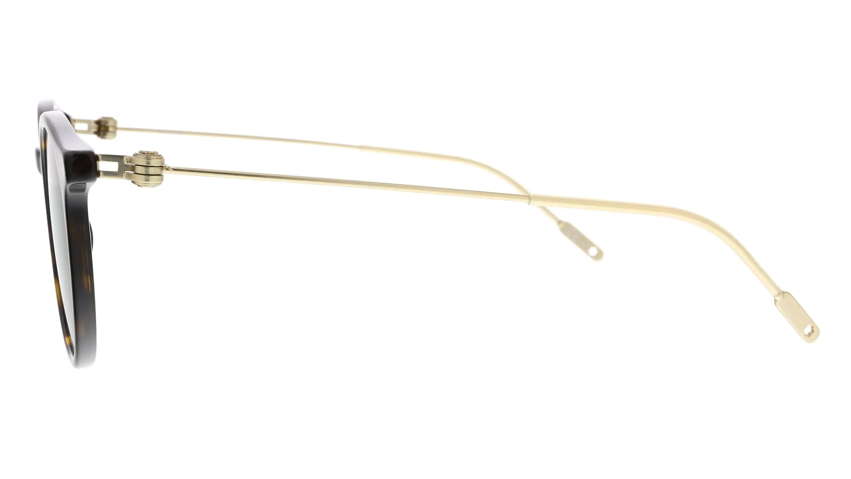 Montblanc MB0004S-002  Havana  Round Sunglasses