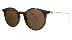 Montblanc MB0004S-002  Havana  Round Sunglasses