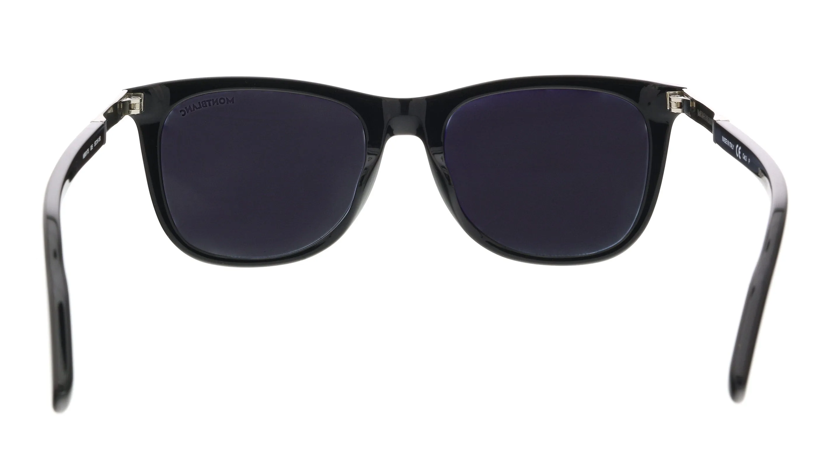 Montblanc MB0017S-005 Black Rectangle Sunglasses