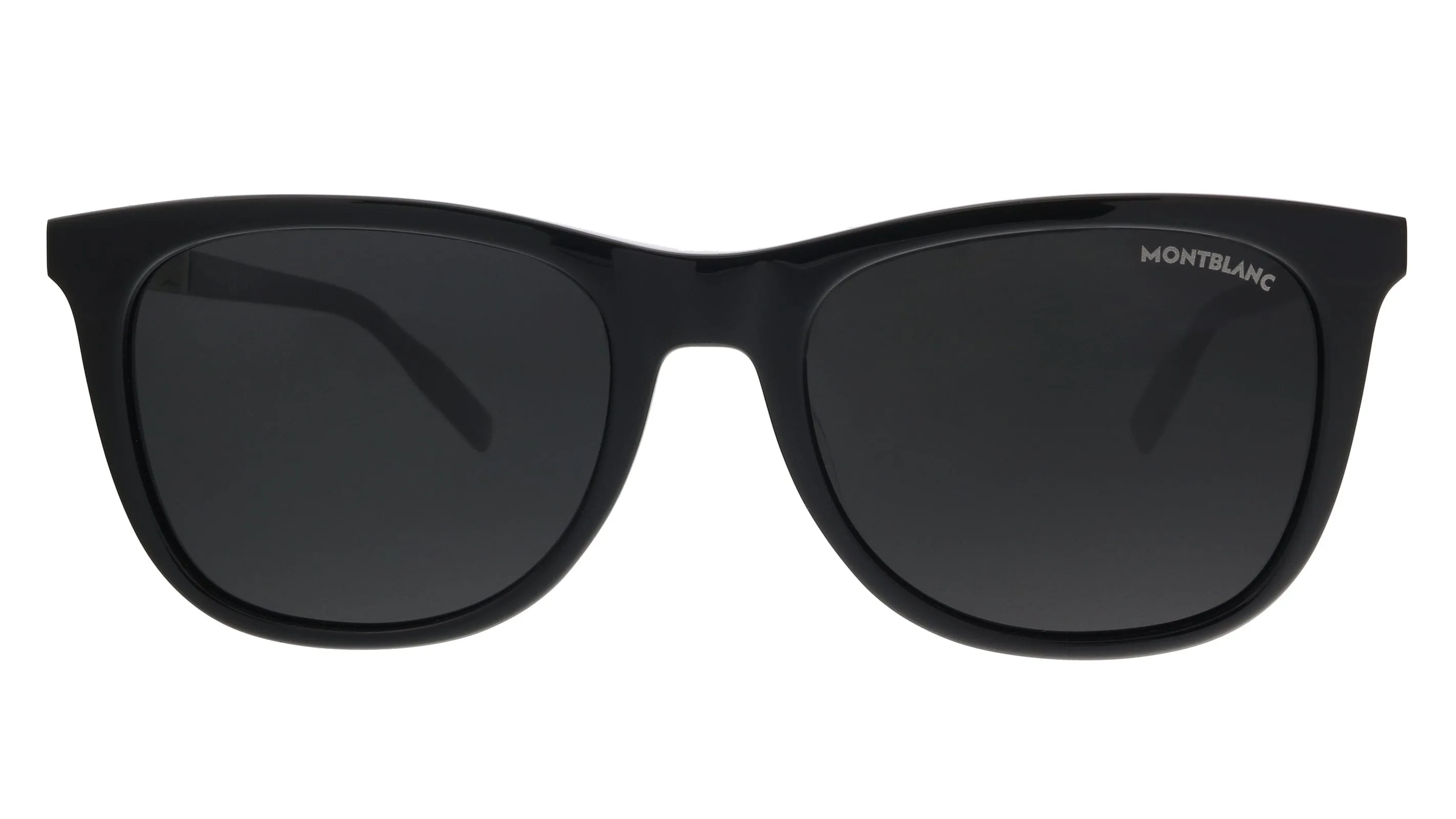 Montblanc MB0017S-005 Black Rectangle Sunglasses