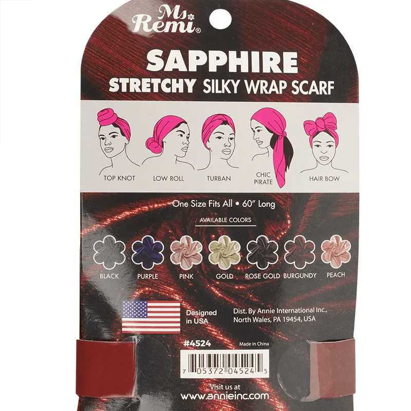 Ms. Remi Sapphire Wrap Scarf 60" Long Assorted Colors
