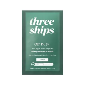 Off Duty Sea Algae   Bio-Peptide Smoothing Biodegradable Eye Mask - Single