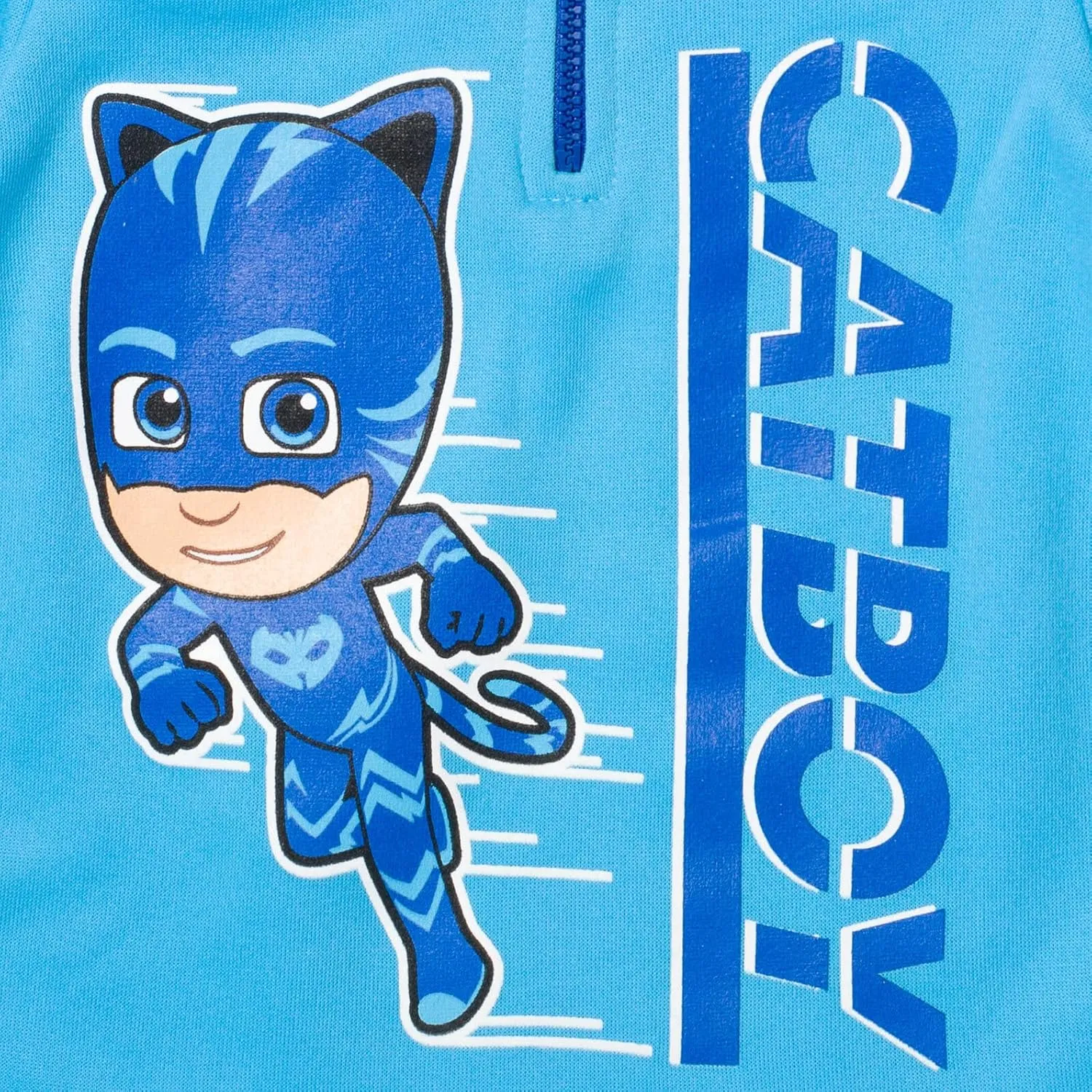 PJ Masks Catboy Gekko Owlette Fleece Half Zip Hoodie Toddler to Little Kid