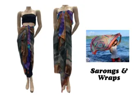 Printed Chiffon Sarong - 12