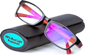 Prospek Blue Light Glasses for Woman and Men – Superior 99% Blue Light Blocking Computer Glasses, Anti-Glare Bluelight Reading Glasses, Regular, No Magnification