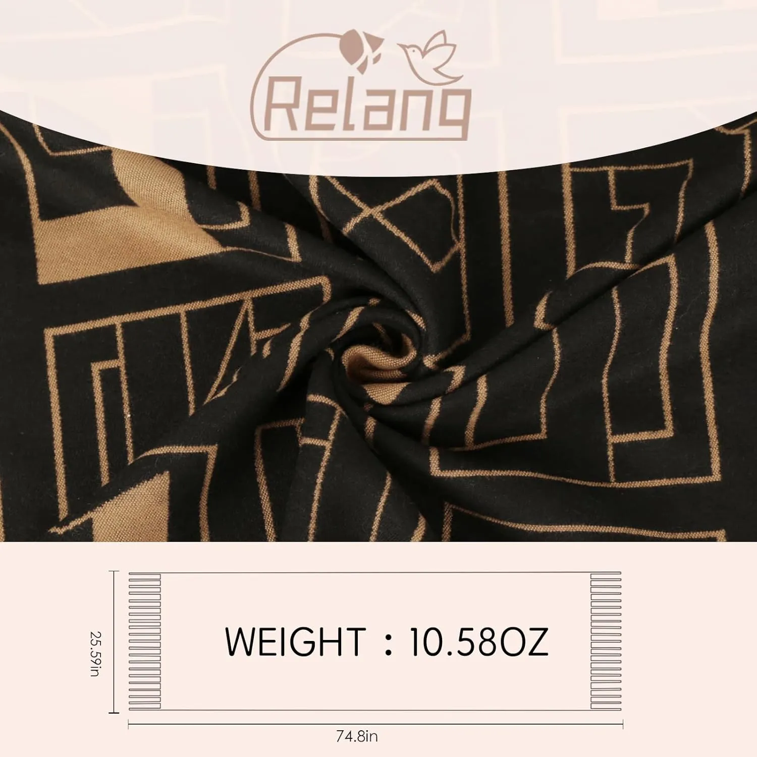 Relang Scarfs for Women Pashmina Silky Shawl Wrap for Evening Dressing Blanket Open Front Poncho Cape