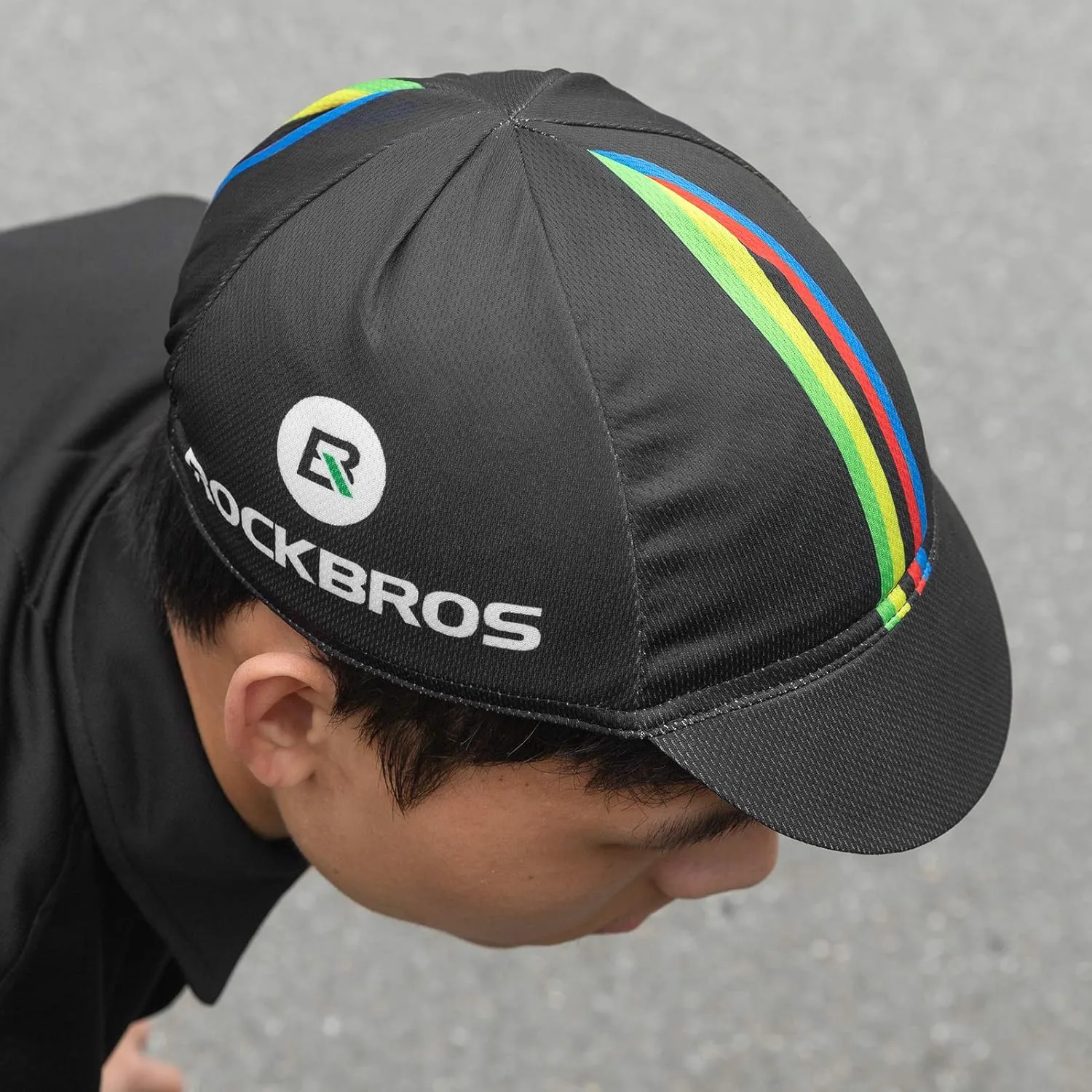 ROCKBROS Cycling Cap Sun Visor Ployester Breathable Hat for Men Women Motorcycle Caps Road Mountain Bike