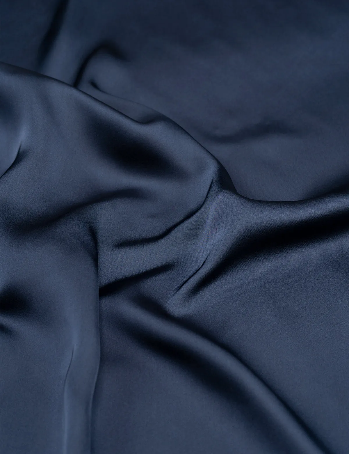 Satin Silk - Navy
