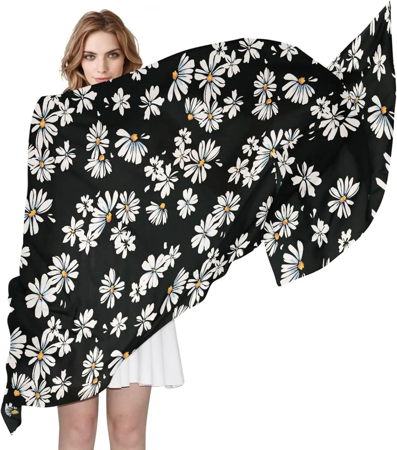 Scarf for Women Lightweight Fashion Scarves Sunscreen Shawls