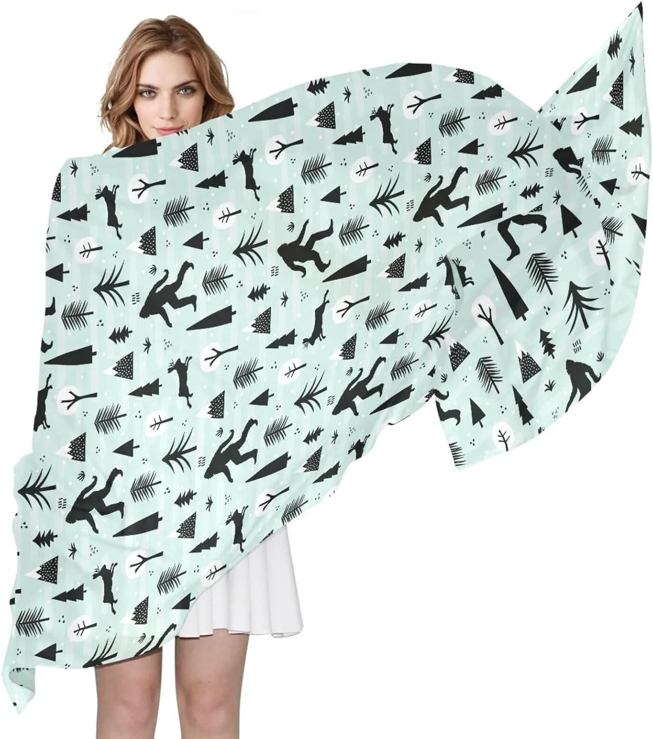 Scarf for Women Lightweight Fashion Scarves Sunscreen Shawls