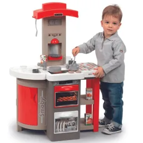 Smoby Tefal Opencook Compact Play Kitchen - Realistic Sounds, 22 Accessories for Imaginative Play