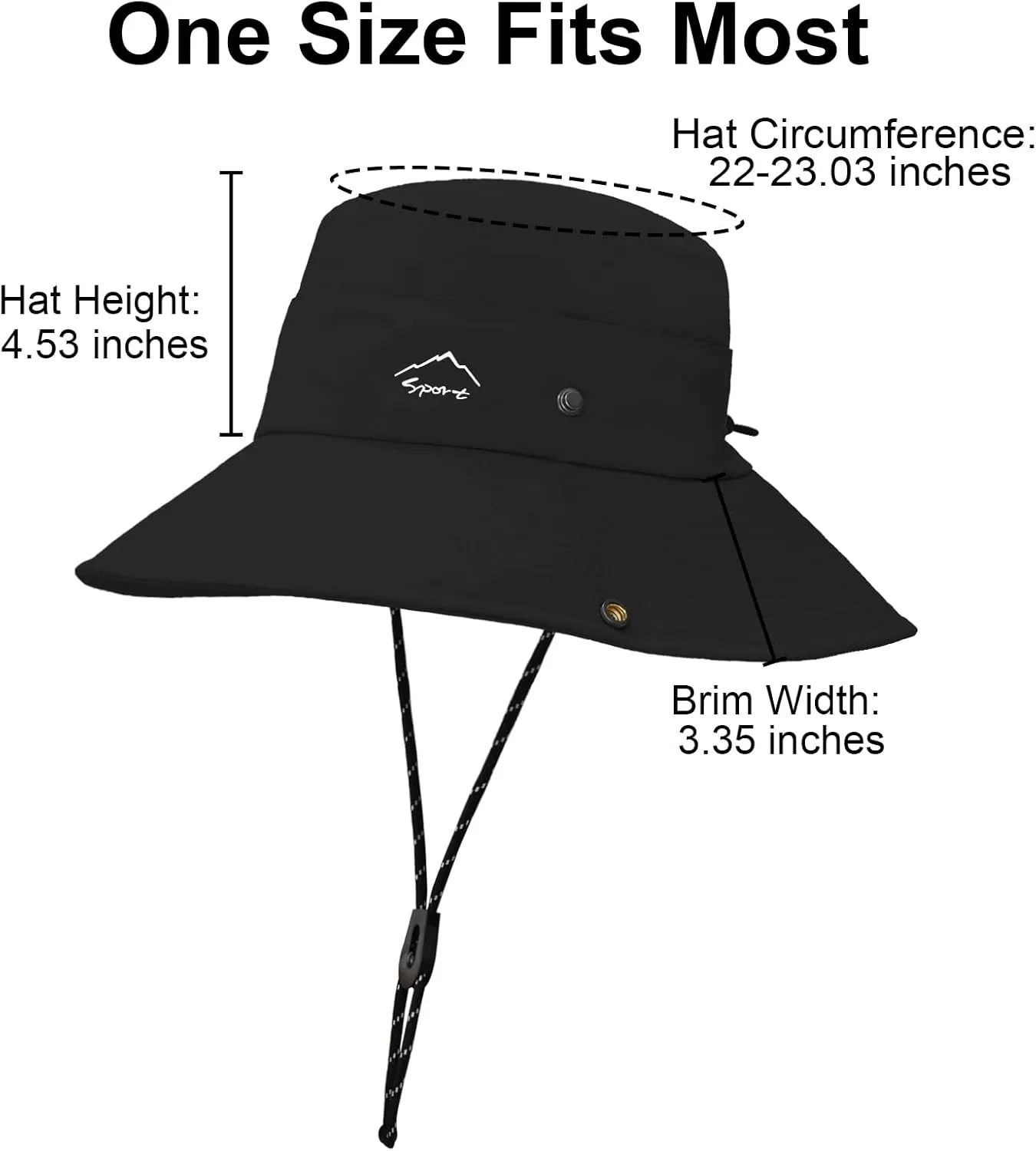 Sun Hats for Women UV Protection Fishing Hat Wide Brim Safari Hats 2 in 1 Zip-Off Sun Visor Hats UPF 50 
