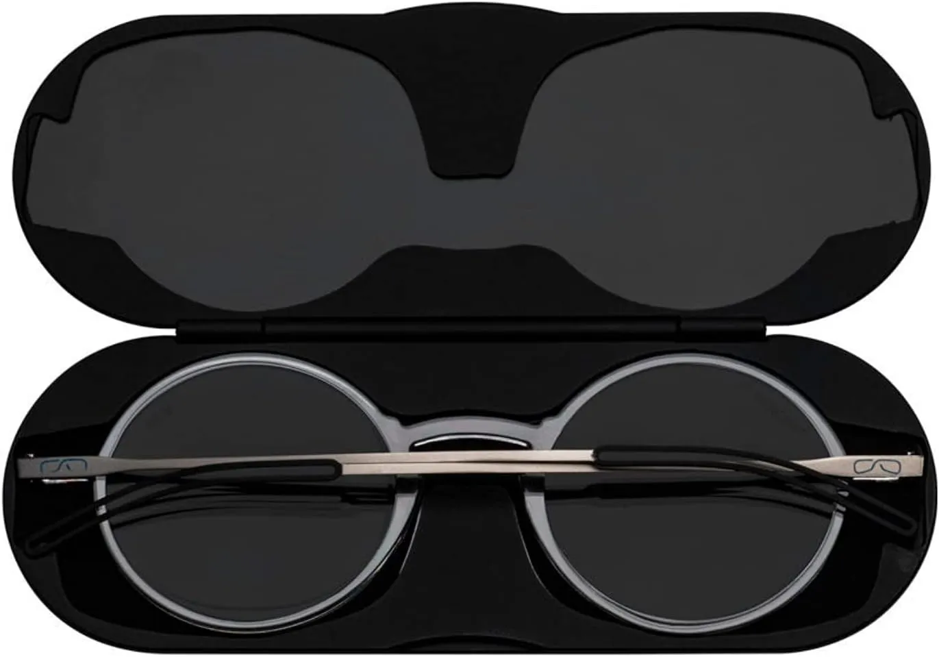 ThinOptics unisex-adult Manhattan Blue Light Blocker Reading Glasses   Milano Case