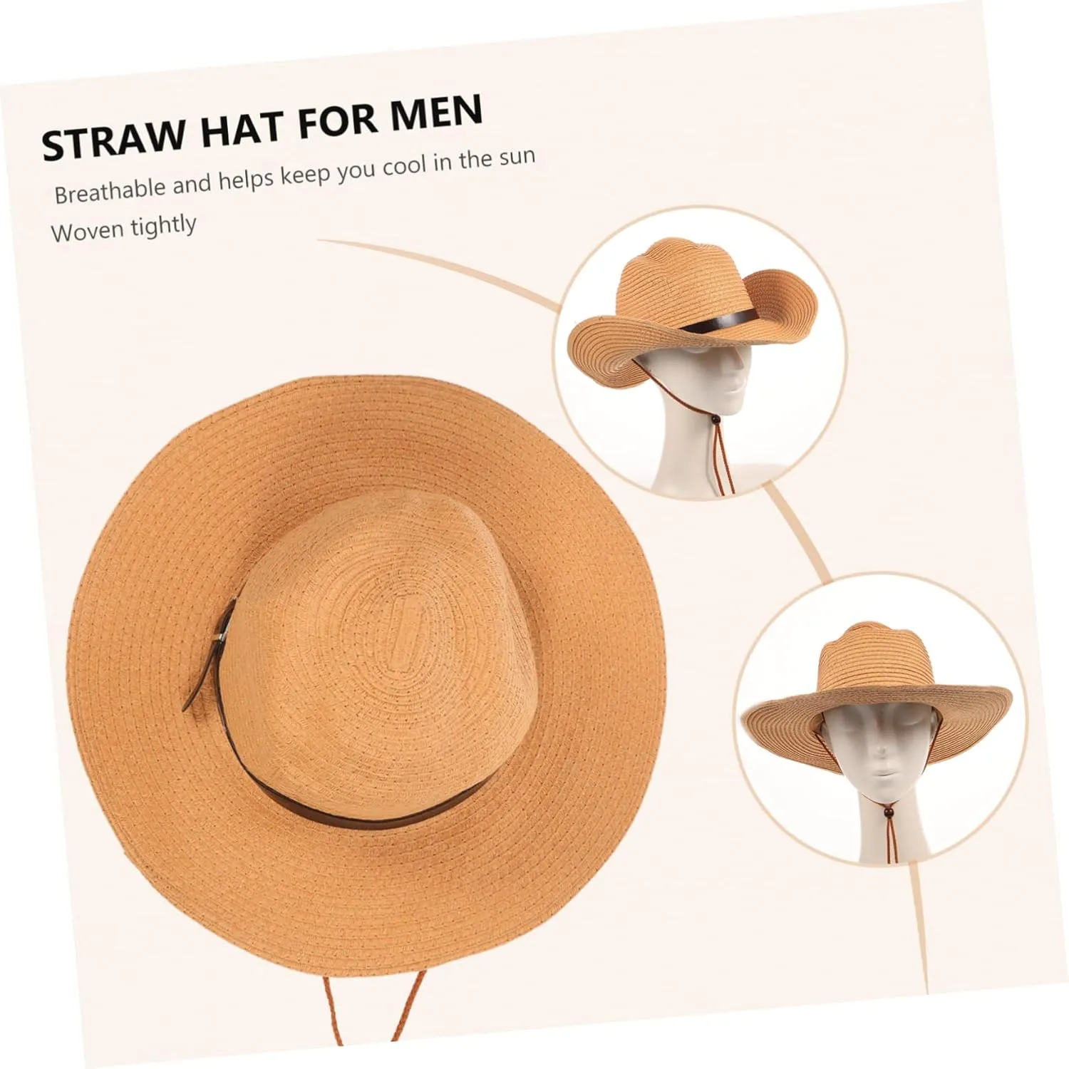 Wide Brim Hat Fish Women Beach Straw Hat Mens Summer Hat Cowboy Hats for Men Sun Hat for Women UK Bowler
