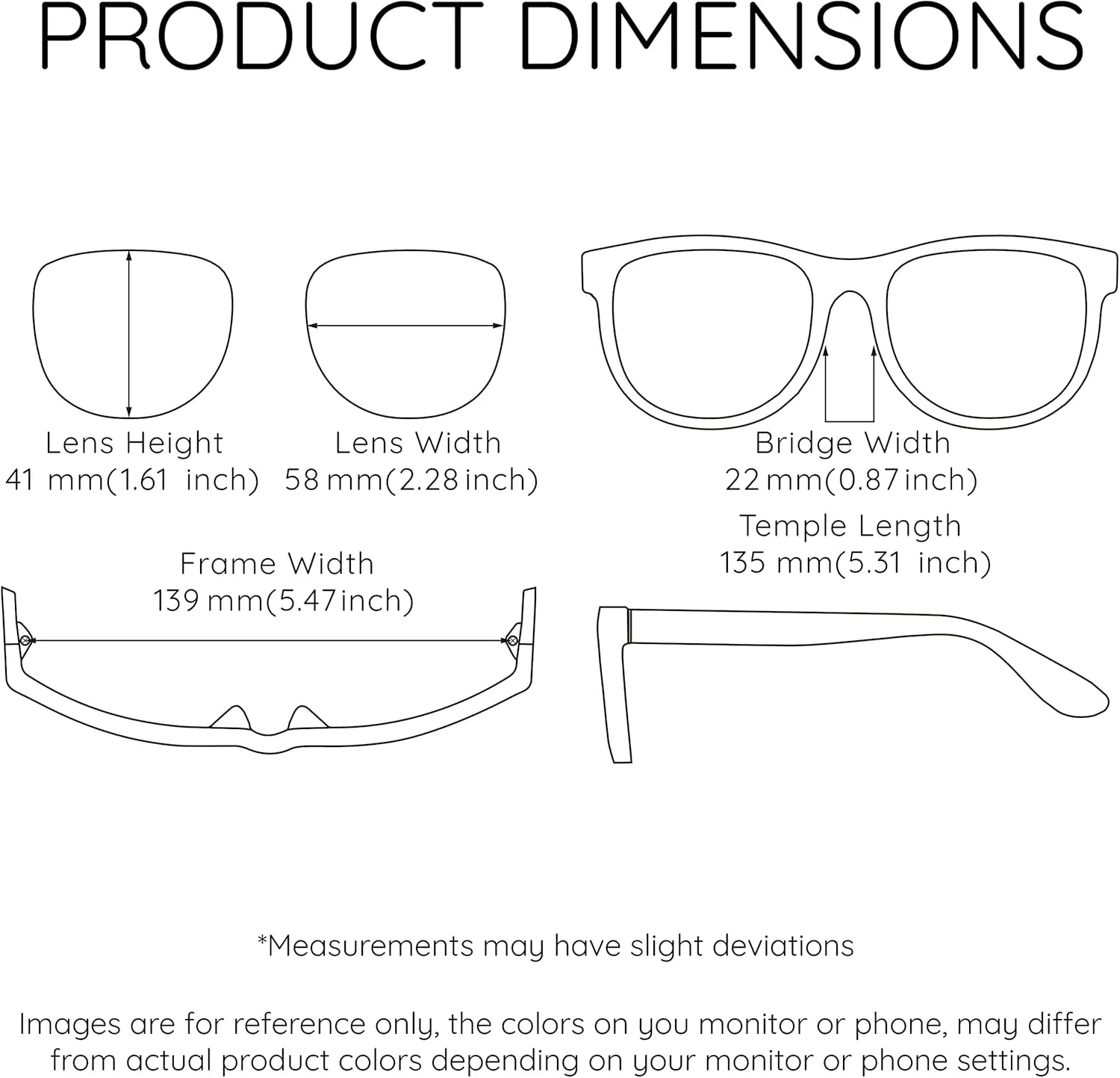 Wrap Around Sports UV400 Sunglasses with Polarized Lens for Men Women Driving Fishing Running Biking
